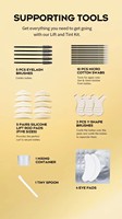 Kit de lifting des cils et des sourcils Gollee, kératine semi-permanente, usage en salon ou à domicile, vente en gros, étiquette privée OEM/ODM, logo personnalisé