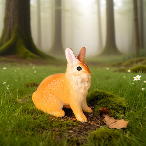 yxs Jouet modèle d'animal de compagnie mignon, simulation cognitive transfrontalière, lion, lapin, <span class=keywords><strong>bouledogue</strong></span>, Bully, Shiba Inu, Corgi en plastique solide - Product Image 2