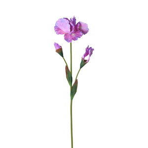 Flor Artificial Iris Púrpura de Plástico para Decoración del Hogar, Arreglo Floral HX-230 - Product Image 5
