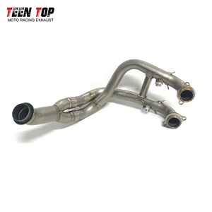 Sistema de escape de motocicleta de titanio de alto rendimiento para <span class=keywords><strong>KTM</strong></span> <span class=keywords><strong>890</strong></span> Duke <span class=keywords><strong>Adventure</strong></span> tubo de escape codo de tubo de escape delantero - Product Image 3