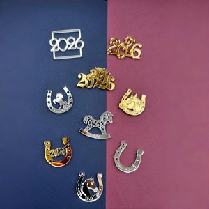 น้ำผึ้งและความหวาน 2026 ปีม้า ของตกแต่งเค้กอะคริลิค เทศกาลฤดูใบไม้ผลิ ปีใหม่ ท็อปเปอร์คัพเค้ก - Product Image 1