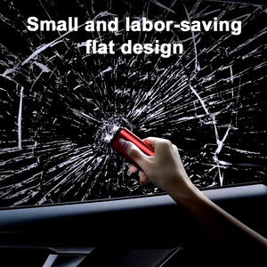 Martillo de Seguridad para Auto 2 en 1 con Logotipo Personalizado al por Mayor, Rompe Cristales de Emergencia, Corta Cinturones de Seguridad, Herramienta de Acero de Alta Dureza - Product Image 5