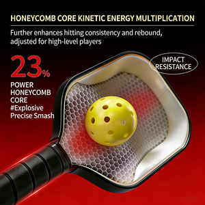 Bulk Order Discount 3k Carbon Fiber Face <b>Pickleball</b> Racquet 13mm Power Core <b>For</b> Maximum Spin Control Durable Performance - Product Image 6