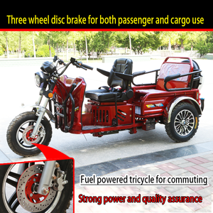 Triciclo de Gasolina con Velocidad Variable Continua, Motocicleta de Carga y Pasajeros para Ancianos, Vehículo de Transporte para Discapacitados - Product Image 3