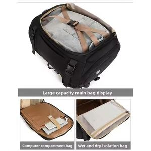 Unisex Lightweight <b>Flight</b> Approved Waterproof Geometric Pattern Zipper Travel Back Pack for School Daily Use Laptop <b>Backpack</b> - Product Image 4