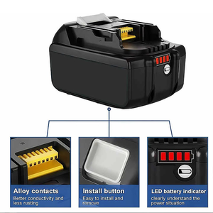 Premium-Qualität 18V 6,0Ah Ersatzakku der Klasse A, kompatibel mit BL1860 BL1850 für industrielle Elektrowerkzeuge. - Product Image 1