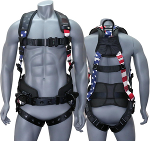 <span class=keywords><strong>Harness</strong></span> keselamatan tugas berat dengan desain bendera nasional disetujui untuk traksi penyelamatan mendaki gunung terbuat dari poliester yang tahan lama - Product Image 1