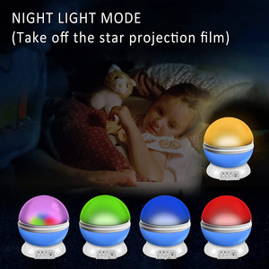 360หมุนคืนแสงดาวโปรเจคเตอร์สำหรับเด็ก - Product Image 4