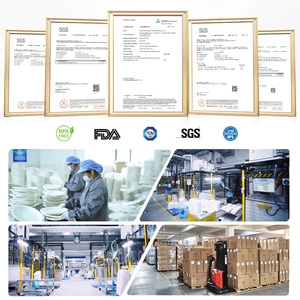 Assiettes jetables biodégradables en <span class=keywords><strong>pulpe</strong></span> <span class=keywords><strong>de</strong></span> bagasse <span class=keywords><strong>de</strong></span> <span class=keywords><strong>canne</strong></span> à sucre pour la restauration, vaisselle OEM pour fêtes - Product Image 6