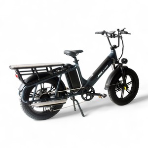 Chinois transportant 50 km/h longue queue double batteries E Bike Cargo gros pneus vélo cargo électrique - Product Image 2