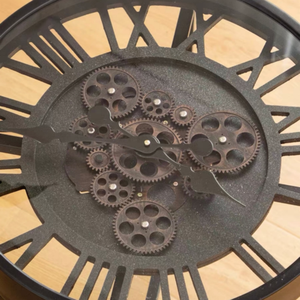 Retro high-end işık lüks dişli dönen tarzı amerikan tasarım oturma odası kanepe yan masa küçük kahve sehpa - Product Image 2