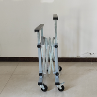 Ensemble de supports télescopiques pour carrosserie automobile, chariot en acier à tube carré de 40 mm, roulettes de 4 pouces, pour réparation de capots et de carrosseries, banc de réparation automobile