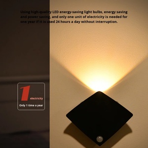 ไฟติดผนังแบบเซ็นเซอร์ 60 ลูเมน ชาร์จผ่าน USB พร้อมระบบตรวจจับความเคลื่อนไหว สำหรับใช้ภายในอาคาร - Product Image 5