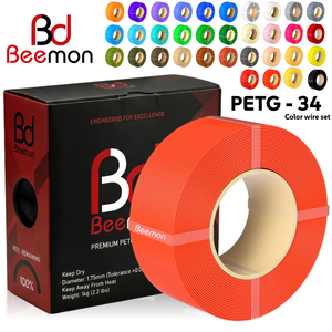 ไส้พิมพ์ 3 มิติ BEEMON คุณภาพสูง 1 กก./ม้วน PLA/ABS/PETG/TPU/คาร์บอนไฟเบอร์ สำหรับเครื่องพิมพ์ 3 มิติ ขนาด 1.75 มม./2.85 มม./3 มม. สำหรับ Bambu Lab - Product Image 1