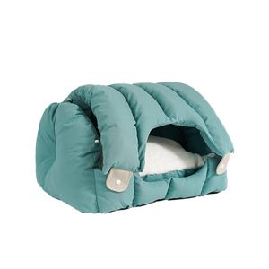Winter Warm Pet <span class=keywords><strong>Nest</strong></span> addensato chiuso cane gatto letto confortevole tessuto lavabile morbido letto casa - Product Image 1