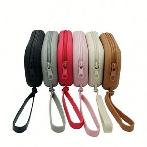 Monedero de Silicona con Diseño de Caramelos, Moderno y Portátil, con Cierre, Bolsa Ovalada para Cosméticos, Impermeable, Estuche para Brochas de Maquillaje - Product Image 3