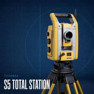 เครื่องวัดมุมอัตโนมัติ Trimble S5 รุ่นดั้งเดิม พร้อมระบบชดเชยแกนคู่ DR-Plus EDM ซอฟต์แวร์ Trimble Access อุปกรณ์สำรวจที่ดิน - Product Image 1