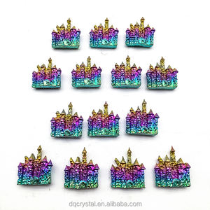 Vente en gros de minerai de bismuth arc-en-ciel naturel minerai métallique château de bismuth ornements de cristal château à vendre - Product Image 3