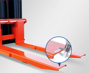 ह्यूगो ब्रांड चलने पूर्ण बिजली पैलेट स्टेकर 1 टन 1000kg 2200BL वॉकी प्रकार बिजली बैटरी इलेक्ट्रिक पैलेट स्टेकर - Product Image 5