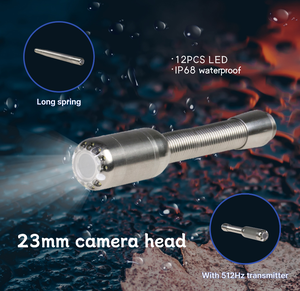 20 29 23MM Camera Kop Duwstang 30m Kabel 10 inch LCD Monitor CCTV Rioolbuis Inspectiecamera Gebruikt voor Ondergrondse Buisinspectie - Product Image 3