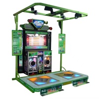 Machine d'arcade Dance Dance Revolution à monnayeur, directement de l'usine, garantie 12 mois, pour parcs d'attractions intérieurs, version anglaise
