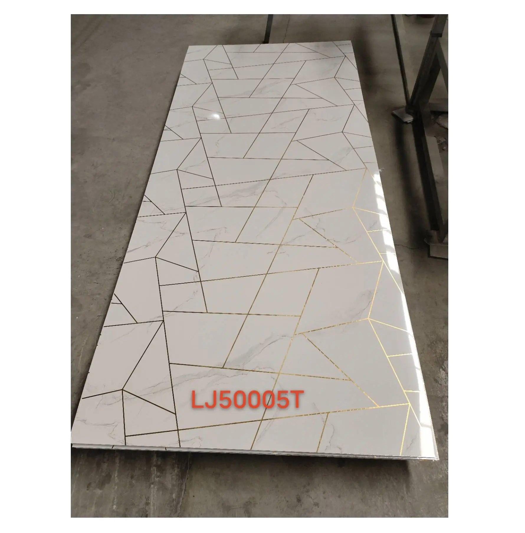 Tùy chỉnh tường đá cẩm thạch tấm liền mạch khía PVC vật liệu tổng hợp