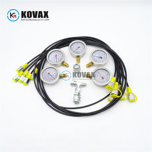 Kit di Test della pressione idraulica dell'escavatore modello per uso generale Kit manometro idraulico - Product Image 3
