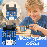 Zetok Slot Type Photoelectric Switch Module Optocoupler Induction Sensor Board (Small Electronic Sensor SOS01) for