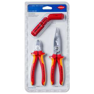 KNIPEX 00 31 30 BK V01 Juego de instalaciones eléctricas 1x13 86 200, 1x16 95 01 SB, 1x70 06 160 - Product Image 1
