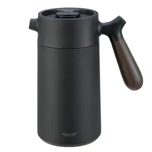 PINKAH cafetière sans bpa réutilisable en acier inoxydable 18/8 32 onces thermos thermos thermos presse française