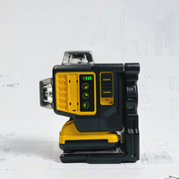 Niveau laser vert sans fil 12V, précision 1 mm, auto-nivelant, outil d'alignement horizontal/vertical pour usage industriel et bricolage
