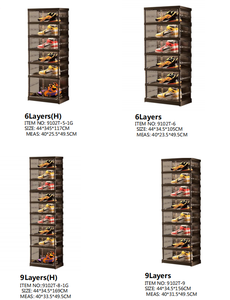 6 Tier gấp rõ ràng có thể gập lại chống bụi Acrylic giá Stackable Giày trường hợp lưu trữ Organizer container <span class=keywords><strong>Box</strong></span> với biểu tượng tùy chỉnh - Product Image 5