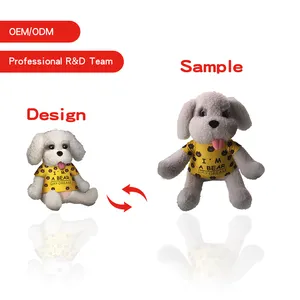 High Quality Custom Various Animals Embroidery Cute Custom Plush Toy Stuffed Animal For Gifts