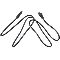 Maßgefertigtes Hochgeschwindigkeits-Digital-Link 4K-fähiges HDMI-Kabel mit Vergoldeten Steckern und Schwarzem Ridge-Grip