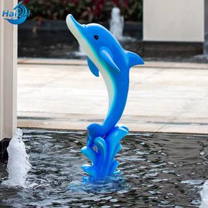 Statua Gigante Personalizzata in Fibra di Vetro a Grandezza Naturale di Pesce Marino, Delfino, Balena per Esterni - Scultura in Fibra di Vetro per il <span class=keywords><strong>Mondo</strong></span> Marino - Product Image 3