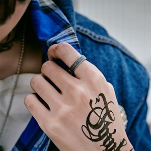 Simple Fashion Men Finger <b>Ring</b> Jewelry Vintage Stainless Steel Gear <b>Ring</b> - Product Image 5