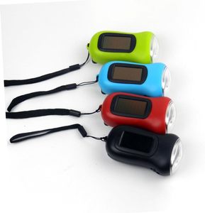 Hand Crank Generator 3 <b>LED</b> Small Torch <b>Light</b> for Kids Camping Outdoor Survival Portable Dynamo Earthquake Flashlight Solar - Product Image 3