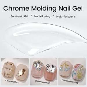 LILYCUTE 7ml <span class=keywords><strong>Vernis</strong></span> à ongles semi-solide personnalisé en métal <span class=keywords><strong>effet</strong></span> <span class=keywords><strong>miroir</strong></span> Soak Off UV LED Nail Art Gel de moulage 3D pour ongles - Product Image 4