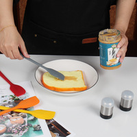Spatule carrée en silicone résistante à la chaleur de qualité alimentaire personnalisée de marque privée outil de cuisine pour grattoir de cuisson et de pâtisserie