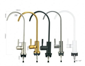 <span class=keywords><strong>DOGO</strong></span> 1/4 pulgadas de acero inoxidable cepillado plata purificación grifo purificador filtro grifo para el hogar Cocina grifo - Product Image 1