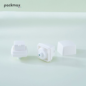 50ml White PP Square <b>Vacuum</b> <b>Pump</b> Bottle for Face Wash & Lotion, Cosmetic Packaging - Product Image 3