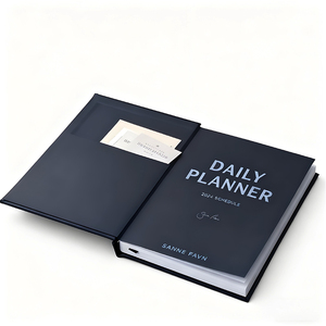 Carnet de notes A5 avec couverture en cuir PU rigide, impression personnalisée, journal de manifestation et de <span class=keywords><strong>bien</strong></span>-être - Product Image 1