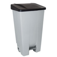 Contenedor de residuos con pedal selectivo, 120 litros. Verde.