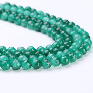 WENCHI - Cuentas de Ágata Natural para Joyería, Variedad de Colores Amarillo, Verde, Naranja, Dorado, Azul, Rosa, Lavanda, Corte Brillante, 3 mm, 8 mm - Product Image 5