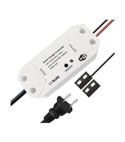 Récepteur de porte de garage intelligent WiFi Tuya avec contrôle par application, matériau ABS, compatible avec Alexa et Google Home
