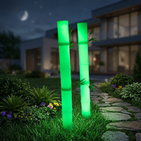 Lampes LED de paysage extérieures étanches à piles au lithium, décoration pour Thanksgiving, Noël, Halloween, multicolores, télécommande