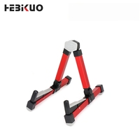 HEBIKUO J-20 Stand Gitar Lipat Portabel Tipe-A untuk Instrumen Senar Akustik Klasik Ukulele