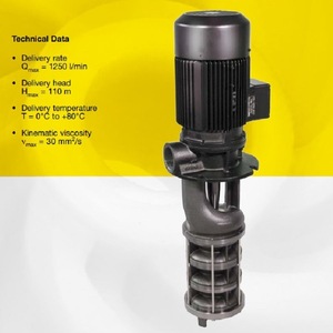 <b>Timmer</b> High Pressure Dual Diaphragm Pump PTI-MHD1030-VA-TF-VA-TF-VIEX-AL 1250 L Min 110 M Head - Product Image 1