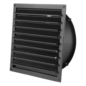 YWF4E/4D 250 Excellent Air Circulation Smoke Window Toilet Air Exhaust Square Louver Fan