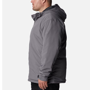 Men's Winter Eco-Friendly Canvas Waterproof Windproof Breathable Zipper Soft Shell <b>Jacket</b> OEM Service Hiking Casual Wear - Product Image 3